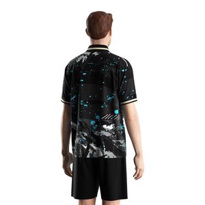 เสื้อฟุตบอลแบบพับได้สำหรับวันแข่งขัน คอตั้ง ระบายอากาศได้ดี พร้อมตัวเลือกผ้าแบบกำหนดเองสำหรับกิจกรรมทีม - Product Image 4