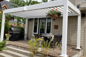 Motorizada retráctil de rejilla de techo bioclimática de aluminio pérgola glorieta cubierta al aire libre Kit de - Product Image 3