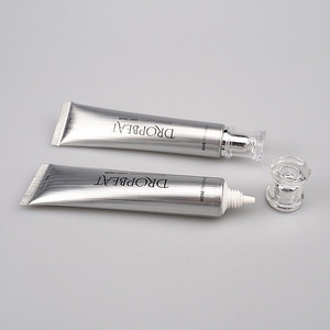Tube souple sans huile cosmétique de bouclier <span class=keywords><strong>solaire</strong></span> vide de 35g avec capuchon en argent - Product Image 6