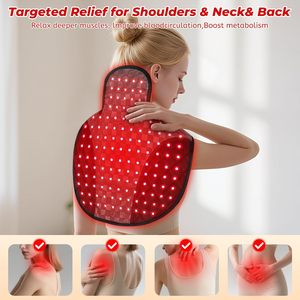<span class=keywords><strong>Almohadilla</strong></span> de Terapia de Luz Roja de Nuevo Estilo a <span class=keywords><strong>Precio</strong></span> Bajo Directo de Fábrica, 104 LED Infrarrojos de 850nm, Compresa Térmica, Soporte Lumbar Inteligente - Product Image 5