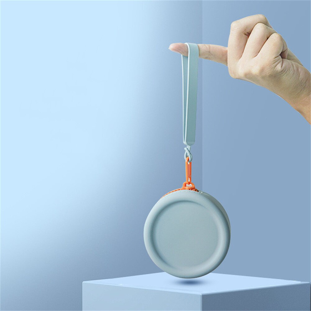 Дешевый силиконовый кошелек для монет брелок сумка для ключей простой кабель для передачи данных Органайзер сумка для мини-гарнитуры коробка для хранения