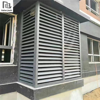 Volets de fenêtre modernes en aluminium Volets de fenêtre personnalisés Volets d'ouragan extérieurs pour fenêtre