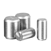 Goupille de centrage en acier inoxydable 304, goupille fixe, axe massif, double chanfrein, goupille cylindrique, goupille de tournage massif M6/M8