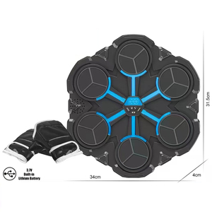 BSCI audit fabbrica all'ingrosso di boxe macchina da allenamento Fitness manichino giocattoli di boxe per bambini musica macchina da boxe - Product Image 5