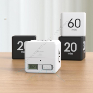 Minuteur de compte à rebours domestique DD1407 en gros avec alarme, idéal pour la cuisine, la pâtisserie, et capteur de gravité en forme de cube - Product Image 2