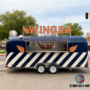 Remorque de café sur mesure remorque de concession de foodtruck Offre Spéciale/camions de nourriture mobiles/remorque de café de haute qualité - Product Image 1