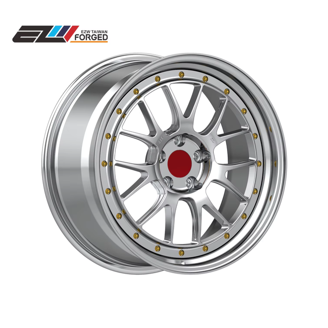 T7X008 4-Piece Passenger Car Aluminum Alloy Wheels 20x10 22x12 24x14 26x16 5x114.3 8x170 Silver Polish Chrome Forged Concave New