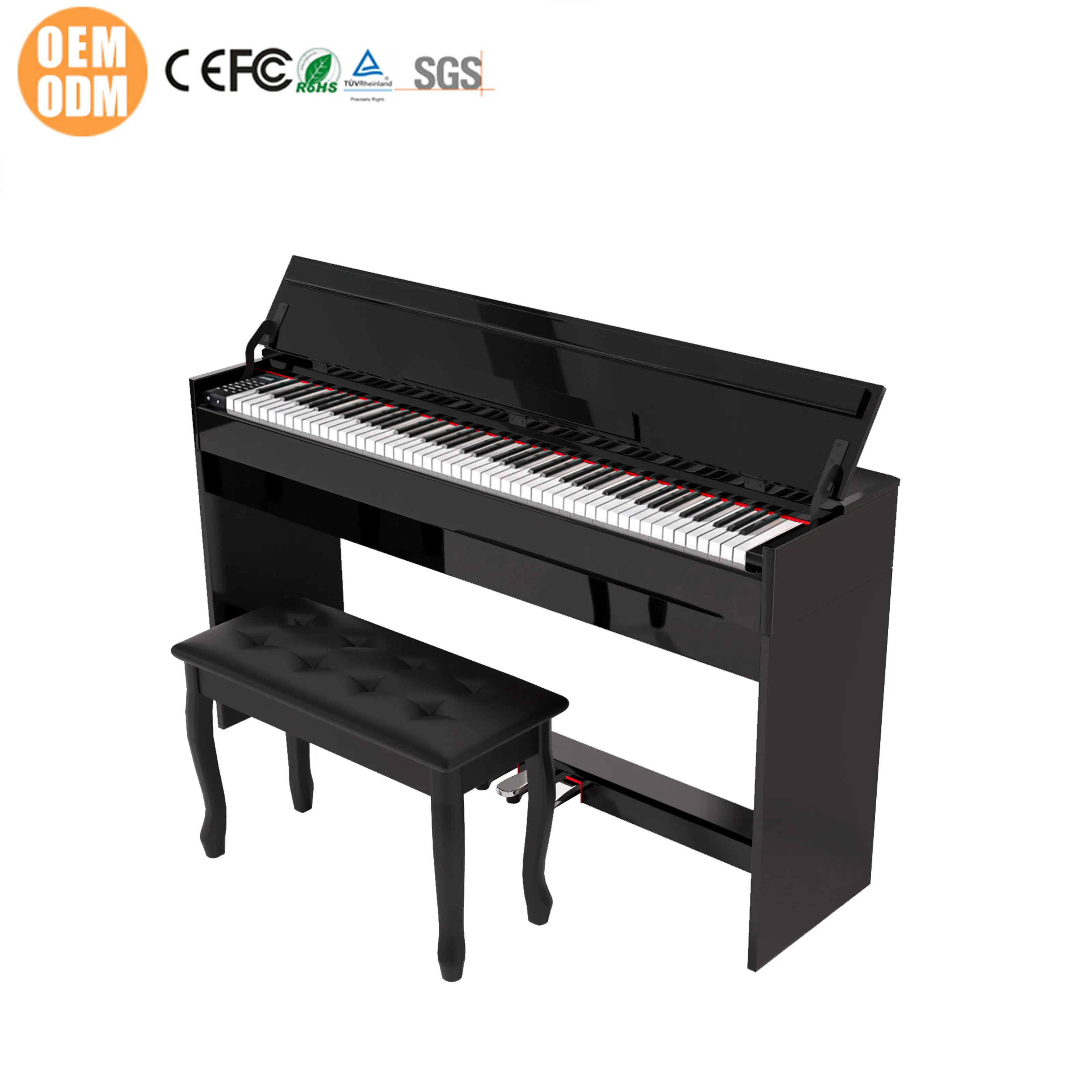 Legemcharr đàn piano kỹ thuật số 88 trọng phím đàn piano điện Giá điều khiển bàn phím đàn piano bàn phím đàn organ điện tử