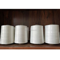 100% benang poliester berkekuatan tinggi 20s/9 benang penutup tas poliester 5kg/kerucut