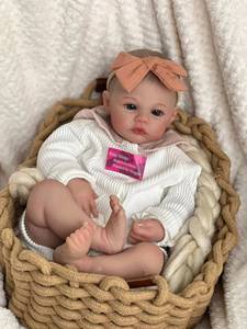 Muñeca <span class=keywords><strong>Reborn</strong></span> de 49 cm, Tamaño Bebé, con Acabado Pintado, Realista, Suave al Tacto, <span class=keywords><strong>Arte</strong></span> de Piel 3D, Camina - Product Image 5