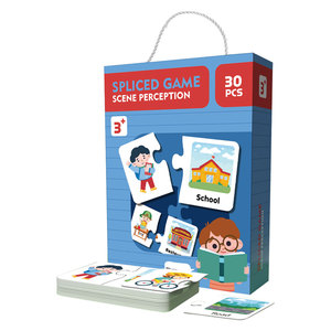 Premiers enfants éducation jouets d'apprentissage dessin animé correspondant Puzzle carte <span class=keywords><strong>orthographe</strong></span> Match jeu Puzzles jouets interactifs pour les enfants - Product Image 6