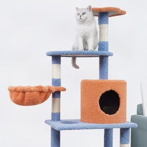 โครงปีนป่ายแมวแบบกำหนดเอง ต้นไม้แมวหลากสี ของเล่นแมว ขายตรงจากผู้ผลิต - Product Image 6