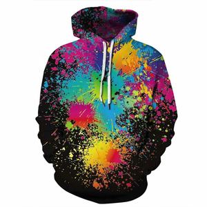 Sudadera con Capucha 3D de Alta Calidad, Diseño Gráfico Impreso en 3D, Estilo Nuevo, Personalizada, Cómoda, Mezcla de Algodón, Impresión Digital para Hombre - Product Image 4