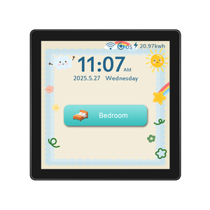 สวิตช์ไฟอัจฉริยะอเนกประสงค์แบบเต็มหน้าจอ1/2/3/<span class=keywords><strong>4</strong></span>แก๊งค์สวิตช์ม่านทำงานรวมกับชีวิตอัจฉริยะ Tuya - Product Image 1