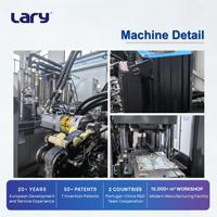 LARY Inyector de Suelas de Goma para Calzado de Alta Precisión y Funcionamiento Estable, 1650KN, 2 Estaciones, para Suelas Gruesas Acolchadas de Senderismo, 850ml