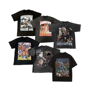 T-shirts en coton personnalisés pour hommes, coupe oversize unisexe, manches courtes, décontractés, amples, unis, basiques, style vintage - Product Image 4