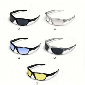 Gafas de Sol Deportivas Cyberpunk Plateadas de Moda, Protección UV400, para Hombre y Mujer, Venta al Por Mayor - Product Image 6