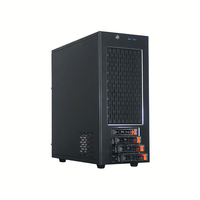 Casing Tower 4-Drive dengan Backplane SAS Direct Connect, Panel Aluminium, Mendukung Motherboard EATX, Panel Aluminium, Server Penyimpanan