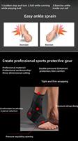 Meilleure vente professionnelle unisexe 3D tricoté Compression cheville orthèse Sport Protection pied manchon avec sangles