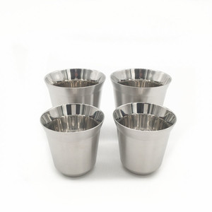 Bestseller Tragbare Espresso maschine Induktion Edelstahl Herd Espresso Doppelwandige Espresso tasse - Product Image 4