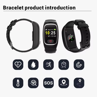 Reloj Inteligente L16 4G con SOS de Emergencia para Personas Mayores, GPS, Aplicación, Pulseras Inteligentes con Detección de Caídas