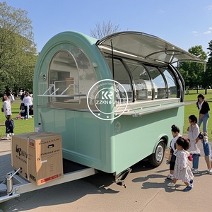 Carrito para perritos calientes de diseño personalizado, venta de pizza, camión de comida pequeño móvil, remolque, patatas horneadas, camión de comida, remolque de comida pequeño - Product Image 2