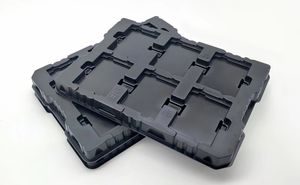 Bandeja Antiestática Personalizada de HDPE de 7 mm para Blísteres, Soporte Duradero para Blísteres, Bandeja ESD para Componentes Electrónicos OEM, Bandeja al Vacío - Product Image 3