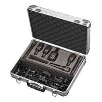 Ensemble de microphones dynamiques sans fil Audix Dp7, 7 pièces, portable, durable, en métal, kit de micro pour karaoké et batterie