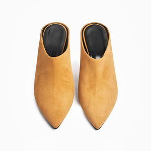 Mules de Mujer para Otoño/Invierno, de Piel Genuina, Tacón Fino, Punta en Pico, Alta Calidad, Personalizables - Product Image 2