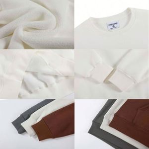 Sudaderas Casuales Acolchadas para Hombre, Cuello Redondo, 100% Algodón, Forro Polar Grueso, Sudaderas con Logotipo Personalizado, Estilo Pullover - Product Image 5
