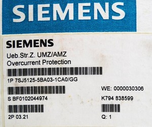 7SJ5125-5BA03-1CA0/GG 7SJ51255BA031CA0GG รีเลย์ดิจิตอลสำหรับ PLC - Product Image 5