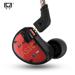 KZ AS10 5BA Balanced Armature Driver HIFI Bass Kabel 2PIN Earphone In-Ear Monitor Musik <span class=keywords><strong>Headset</strong></span> Peredam Kebisingan - Product Image 4