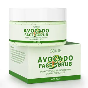 2024 Best New Style OEM ODM Peeling tief hydratisiert strahlend glänzend Avocado 120 g Gesichtsaufstrich