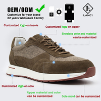 LANCI Prix d'usine Vente en gros Sneakers de luxe pour hommes Fabricants de sneakers sur mesure Chaussures de sport respirantes en mesh pour hommes