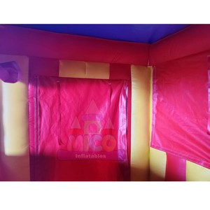 <span class=keywords><strong>Casa</strong></span> Gonfiabile Luminosa a Tema Circo e Carnevale con Decorazioni Popcorn e Palloncini per Feste di Compleanno dei Bambini ed Eventi Festivi - Product Image 4
