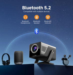 Projecteur intelligent portable Android 13 avec écran de reconnaissance automatique LED 2K, 750 lumens, haut-parleurs intégrés pour la diffusion de films - Product Image 4