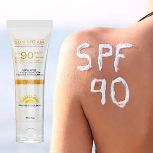 Waterproof Natural Sunscreen Spf90 Oil Control Anti Sun Block Cream Sunscreen