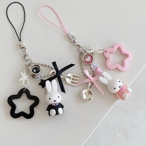 Porte-clés rétro de style punk Y2K avec motif de lapin de dessin animé pour sac, pour le commerce transfrontalier, For Life Store - Product Image 1