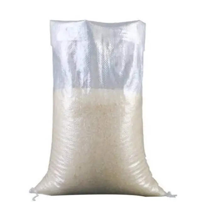 ラミネート透明PP織り袋米粉豆包装用便利で耐久性あり工場直販
