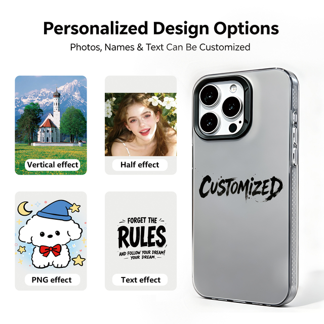 Custom Mobile Phone Cases Wholesale Factory Price with Personalized DIY Patterns IMD Painting 15/17/14 Promax Phone Mobile Cover