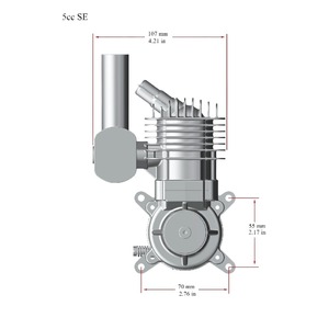 Rcgf Stinger <span class=keywords><strong>35cc</strong></span> SE xăng động cơ 2 chu kỳ Piston hỗ trợ cho 1908 2010 đạo cụ FPV <span class=keywords><strong>rc</strong></span> UAV máy bay điện đồ chơi kim loại - Product Image 6