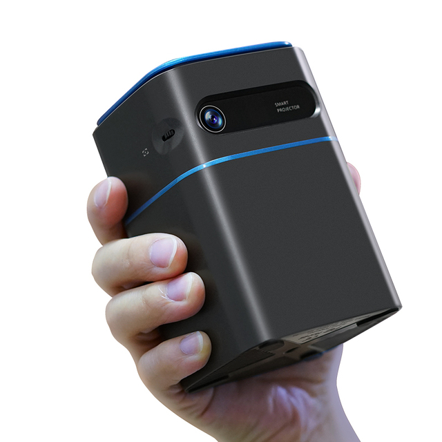 1080P LED Manual Video Mobile Smart WIFI Android 11 Portable DLP Digital Mini Projector 4K 1200ANSI 7000mAh Business & Education