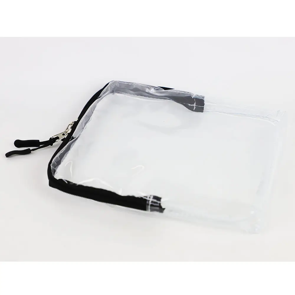 Elegante borsa da viaggio in PVC portatile trasparente in PVC impermeabile da viaggio organizer in plastica trasparente custodia da viaggio elegante borsa trasparente trasparente