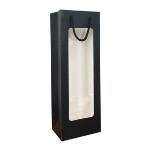 Fabricant Sac en papier <span class=keywords><strong>Spote</strong></span> Fenêtre ouverte Transparent Pvc Cadeau Sac Emballage Sac - Product Image 5