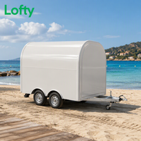Camion de restauration mobile avec équipement de cuisine complet et design personnalisé pour la vente de nourriture de rue et de traiteur