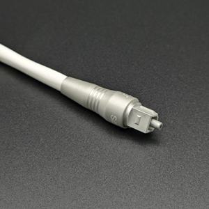 <span class=keywords><strong>Cable</strong></span> de Fibra Óptica Toslink de Alta Calidad con Carcasa de Metal Cromado y Revestimiento de PVC para HDTV 1080P, Reproductor de DVD, Altavoces y Tarjetas de Sonido - Product Image 2