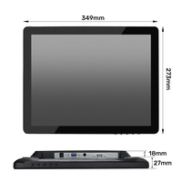 Écran tactile de 15 pouces, écran LED, écran tactile capacitif de 15 pouces, utilisé pour le système POS