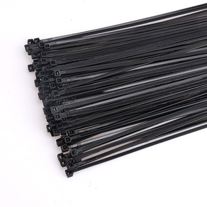 สายรัดเคเบิลไนลอนแบบล็อคตัวเอง Lts ขนาด 3x120 มม. หนา 2.5 มม. สีดำ สีขาว สำหรับการจัดระเบียบสายไฟ - Product Image 2