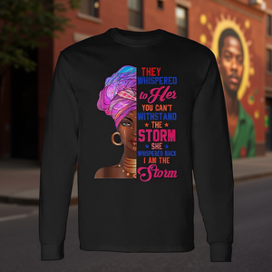 She Whispered Back I Am The Storm Maglietta a maniche lunghe History Month - Product Image 3