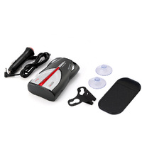XRS9880 Car Speed Electronic Dog Car Mobile Speed Detector 360 ° Laser radar rilevatore di accelerazione allarme inglese russo